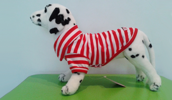 Зимняя одежда для собак: байка "матросик" Зимняя одежда для собак: байка "матросик"