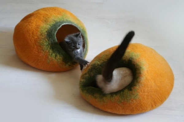 Cat Nap Cocoon &ndash; шерстяные &laquo;спальни&raquo; для кошек от литовских дизайнеров