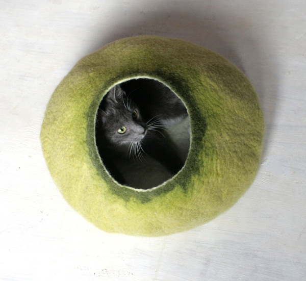 Cat Nap Cocoon &ndash; шерстяные &laquo;спальни&raquo; для кошек от литовских дизайнеров