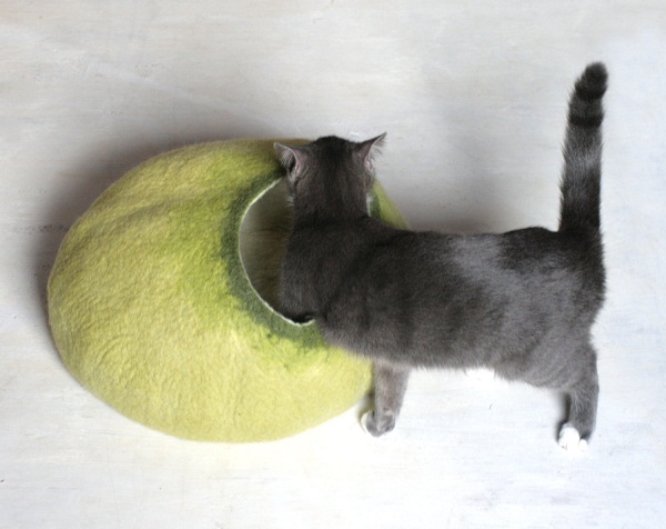 Cat Nap Cocoon &ndash; шерстяные &laquo;спальни&raquo; для кошек от литовских дизайнеров