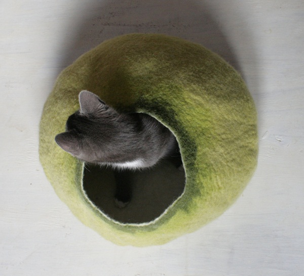 Cat Nap Cocoon &ndash; шерстяные &laquo;спальни&raquo; для кошек от литовских дизайнеров